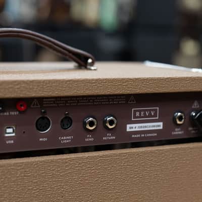 Revv D25 Joey Landreth 1x12 25/5W Tube Combo Amp w/ Footswitch – Brown image 8