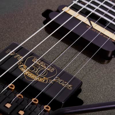 Schecter Avanger FR S 50th Anniversary - Gold Burst image 9