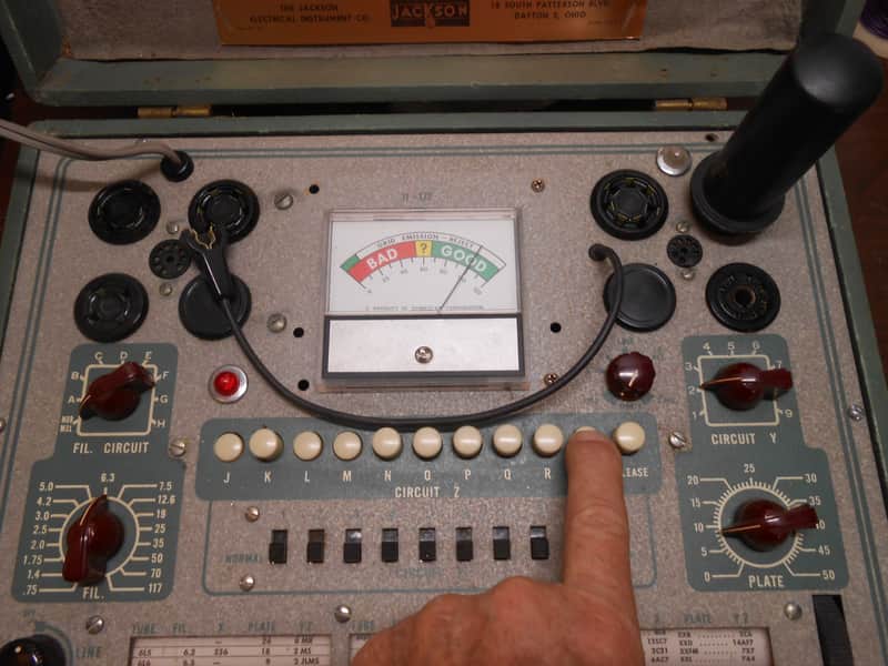Jackson 561 Dynamic tube tester for older tubes - 2A3 - 83 - etc -working image 1