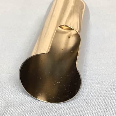 standard metal clarinet mouthpiece cap Bb clarinet 1980's Silver image 3