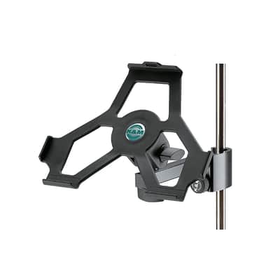 K&M 19722 Clamp-On Mic Stand iPad 2 Holder