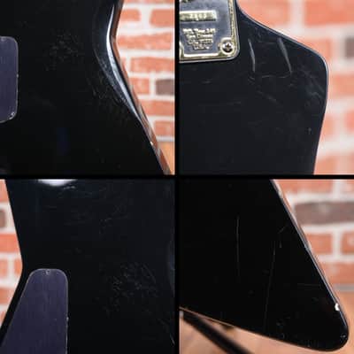 Charvel Explorer Bass Zebra Graphic 1984 w/OHSC image 15