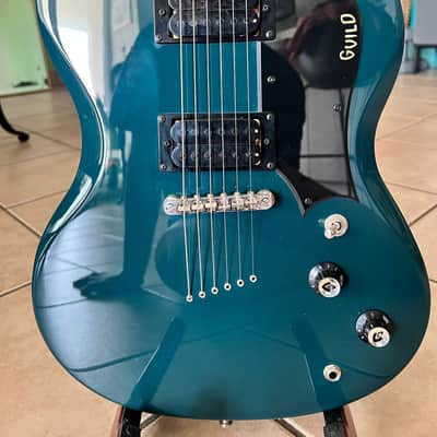 Guild Polara Blue Steel guitar w/ gig bag image 3