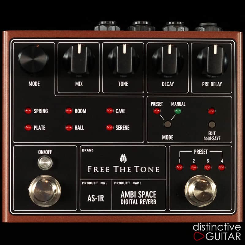 Free The Tone Ambi Space AS-1R Reverb Brown Metallic image 1