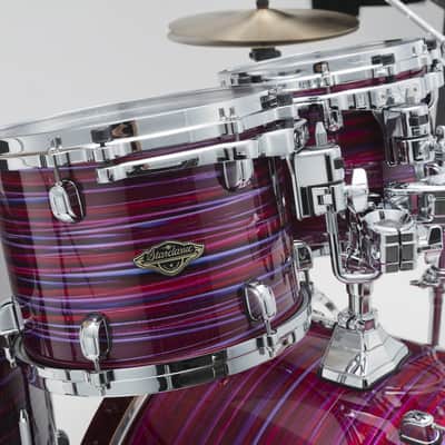 Tama WBS42S-LPO Starclassic Walnut/Birch Lacquer Shell Kit 4 pcs - Lacquer Phantasm Oyster/Chrome HW image 12