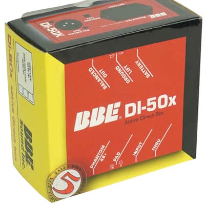 BBE Active Direct Box DI Box For Studio Recording DI-50X image 6