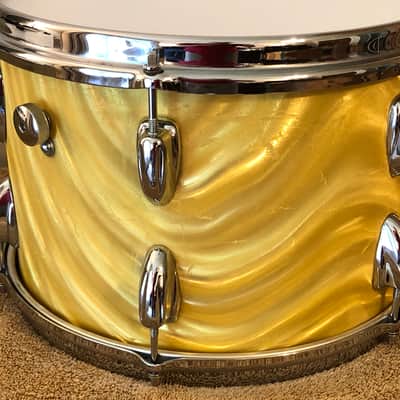 Slingerland Yellow Satin Flame 12/13/16/20 imagen 5