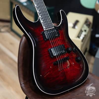 ESP E-II Horizon NT-II EMG w/ Case – See Thru Black Cherry Sunburst (B-stock) image 2