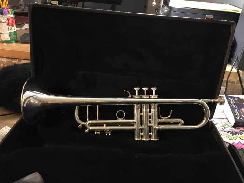 Blessing BTR-ML1 Bb Trumpet Silverplate image 1