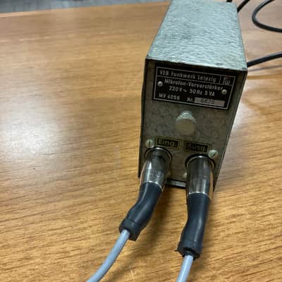 VEB MV 4057 mikrofon Preamplifier TUBE RFT image 1