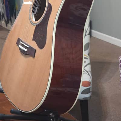Seagull Coastline Momentum HG Cedar/Cherry Dreadnought with Fishman Electronics 2010s - High Gloss Natural image 3