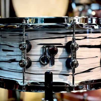 Sonor 14x6.5 SQ2 Vintage Maple Snare Drum - White Oyster Pearl image 1