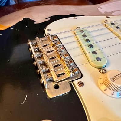 Constantin Guitars Strat Partscaster John Mayer Black1 Replica image 13