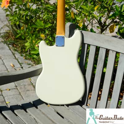 Fender Mustang '65 Vintage Reissue Olympic White Nitro Lacquer