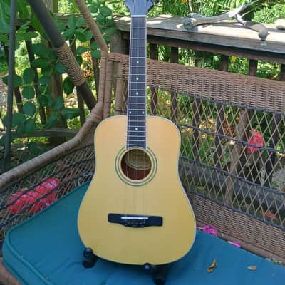 Cuban Tres/Tres Cubano Conversion of Mitchell  DJ 120-N travel guitar image 2
