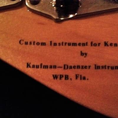 Kevin Kaufman Jaco Pastorius Bass of Doom Prototype, early 90's Sunburst Tortoise Pickguard image 3