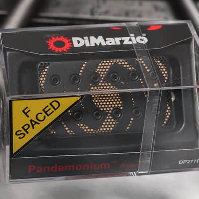 DiMarzio DP277F - Pandemonium Bridge Pickup / Black / Black Pole Pieces / F-Spaced