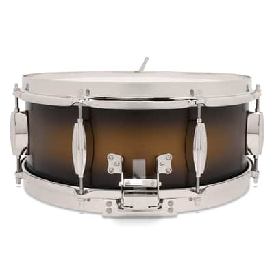 Slingerland Radio King Snare Drum, 5.5x14", Black & Gold Lacquer image 4