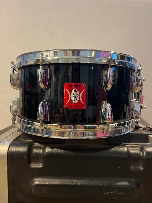 Yamaha Musashi Oak 13" x 6.5" NSD1365M 2006 Snare Drum - Transparent Black image 1