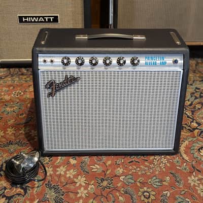 Fender '68 Custom Princeton Reverb-Amp 12-Watt 1x10" Guitar Combo 2013 - Present - Black image 2
