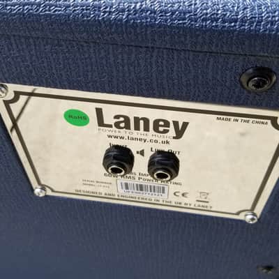 Laney Lionheart LT212 2x12 Guitar Cabinet! Blue image 3