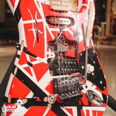 Van Halen  Frankenstrat Replica w/flight case image 3