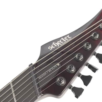 Schecter Reaper-7 Elite Multiscale 2024 Blood Burst 3971gr image 5
