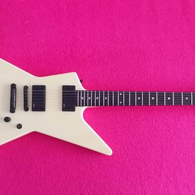 ESP Explorer E.X.P. Custom James Hetfield Metallica 1998 Olympic White image 2