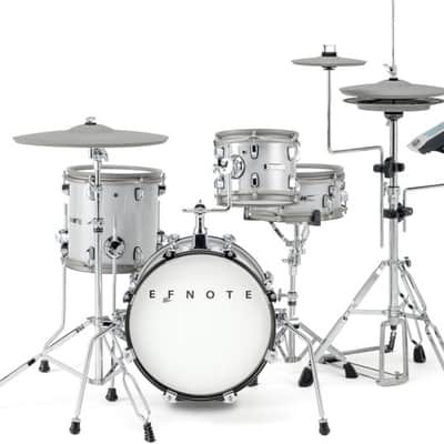 EFNOTE mini Electronic Drum Set - White Sparkle image 2