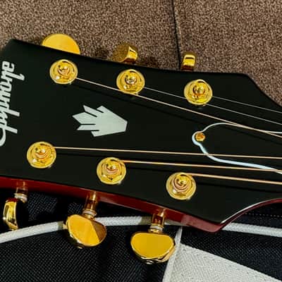 Epiphone Hummingbird Standard EC with Epiphone Gig Bag, 2026 Model in Cherry Sunburst image 9