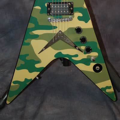 Washburn Dime V Dimebag Darrell Pantera Camo with Camo Gigbag 2004