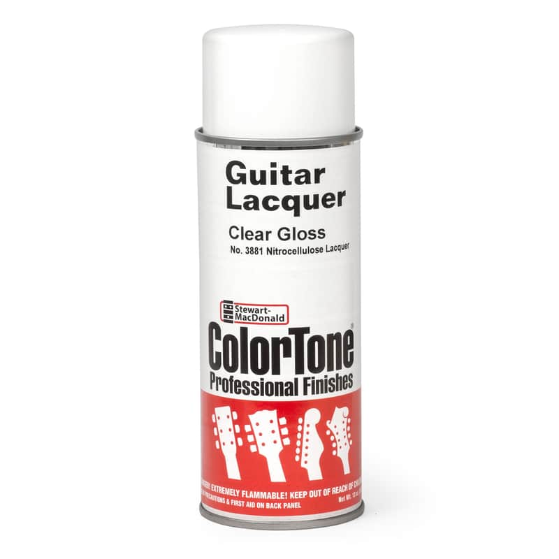 ColorTone Aerosol Guitar Lacquer, Clear Gloss 13oz Spray Can - Professional Nitrocellulose Finish for Musical Instruments – Fast-Drying, Alcohol & Water Resistant image 1