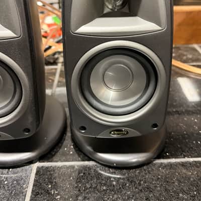 Klipsch Quintet III Satellite Speakers QSL5BL w/ Swivel Mount; Tested SEE VIDEO image 4
