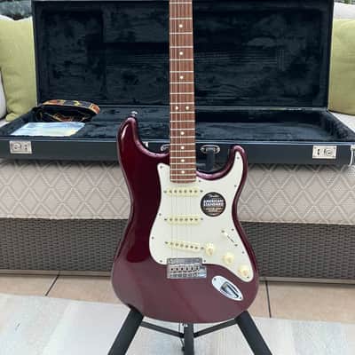 Fender 60th Anniversary American Standard Stratocaster 2014 - Bordeaux Metallic image 2