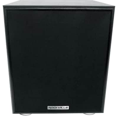 Rockville ROCK SHAKER 6.5" Inch Black 200w Powered Home Theater Subwoofer Sub image 2