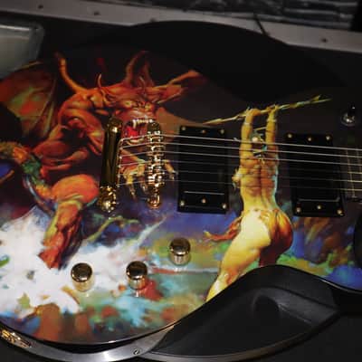 ESP LTD EC Frazetta Beauty and Beast Graphic, 2013 - 2014 - only 50 made! image 11
