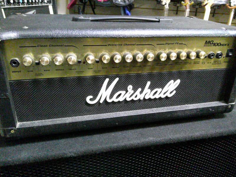 Marshall MG MG100HDFX 2-Channel 100-Watt Solid State Guitar Amp Head