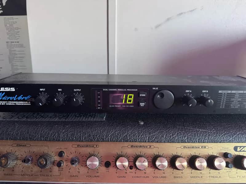 Alesis MicroVerb 4 2010s - Black image 1