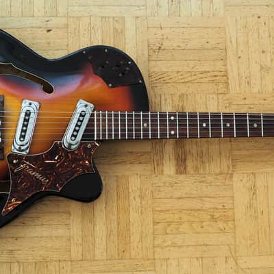 VIDEO! Framus 5/110 Atlantik Thinline Guitar ~1965 made in Germany image 4
