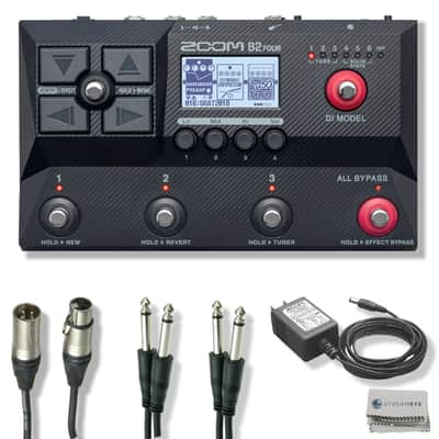 Reverb.com listing, price, conditions, and images for zoom-b2-four-bass-multi-effects-processor