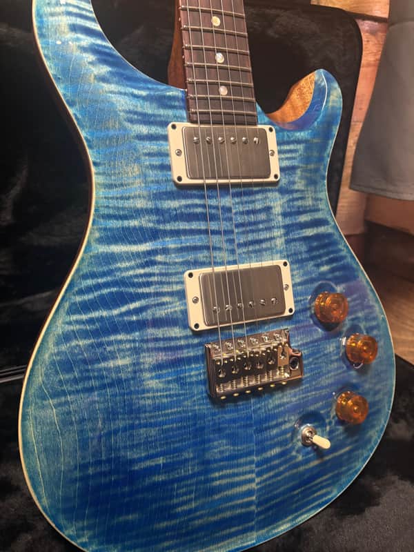 PRS DGT Moons Faded Blue Jean w/case image 1