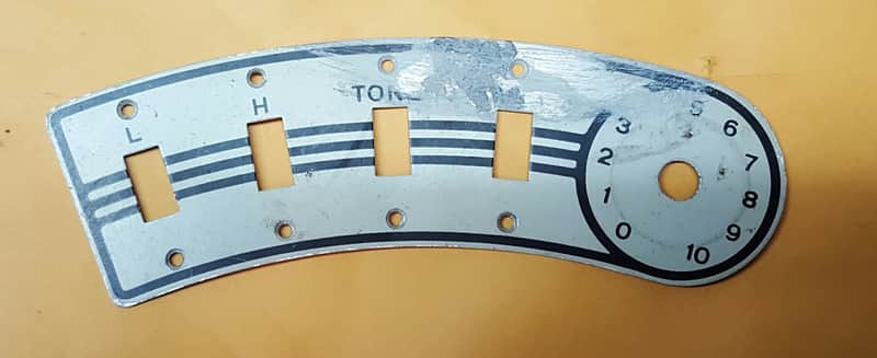 Guitar Switch Plate Vintage image 1