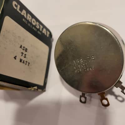 Clarostat A58 - 75 4 Watt Potentiometer 3 pieces Vintage NOS 1976 image 4