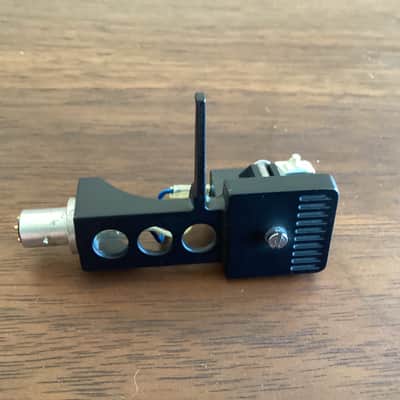 Technics Headshell w/Low hour Shure M44-7 Cart- Black image 1