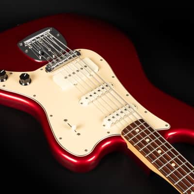 2013 Fender Pawn Shop Bass VI - Candy Apple Red | 6-String Bass Guitar Matching Headstock Baritone Short Scale | OHSC image 7