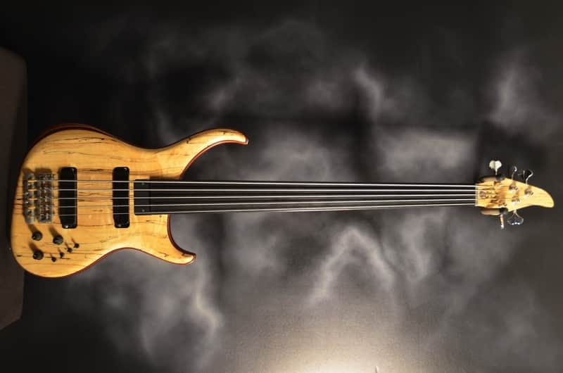 Alembic Custom CLB5 Fretless 5 String With LEDs image 1