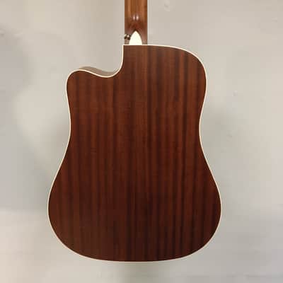 Luna Art Vintage Dreadnought Acoustic/Electric Guitar image 7