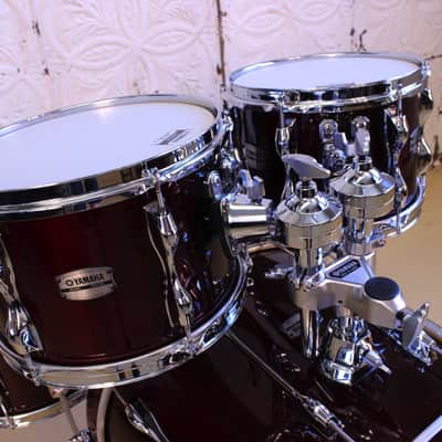 Yamaha Recording Custom Drum Set 20-10-12-14in + tom holder image 2