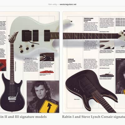 Westone Lefthand Rare 1990 Westone Steve Lynch Signature Corsair lefty Left handed image 5