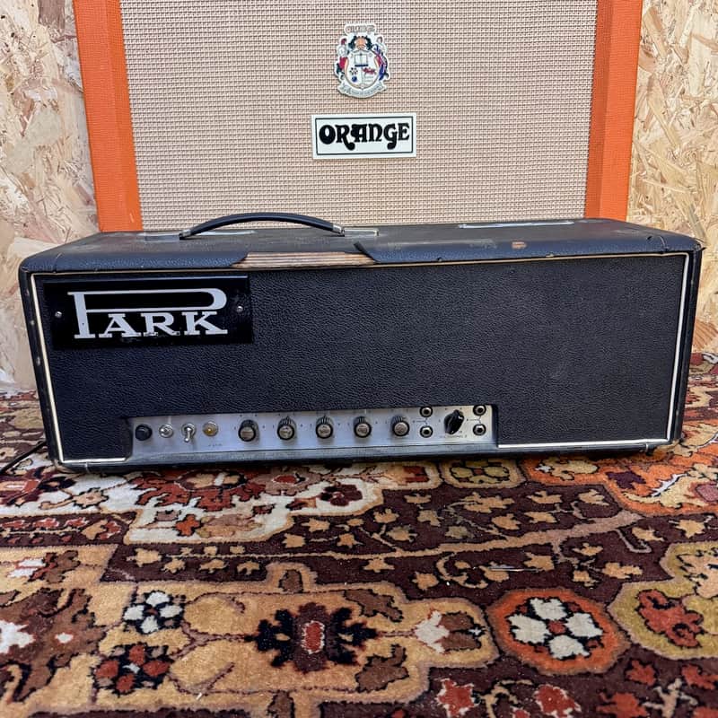 Vintage 1970 Park Marshall 150w Major KT88 Amplifier Head *1970s* w/ Flight Case image 1